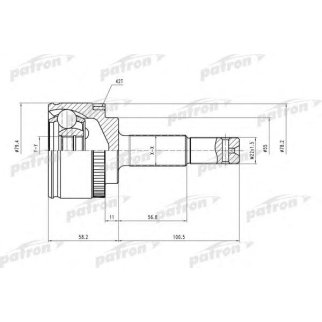 Шрус привода PATRON PCV1647 фото