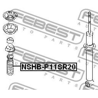 Пыльник с отбойником FEBEST NSHB-P11SR20 фото