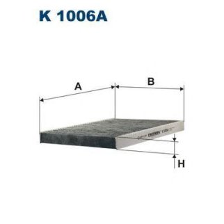 Фильтр салона FILTRON K 1006A фото