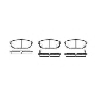 Колодки тормозные REMSA _104202 фото