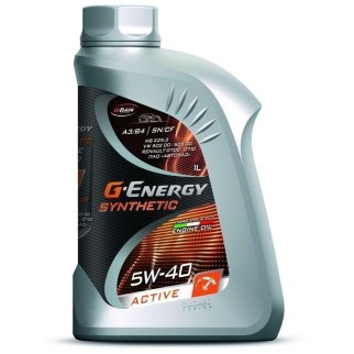Масло моторное G-Energy Synthetic Active 5W-40 синтетическое 1 л 253142409 фото