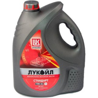 Масло моторное ЛУКОЙЛ СТАНДАРТ 15W40 SF/CC 5л мин. фото