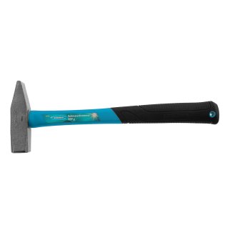 Молоток 300г слесарный квадратный боек, фибергласовая обрезиненная рукоятка GROSS фото 2