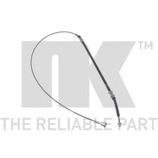 Трос стояночного тормоза средний правый / OPEL Corsa-C 1.4/1.8 XE,Tigra-B (дисковые тормоза с ABS) 0 фото