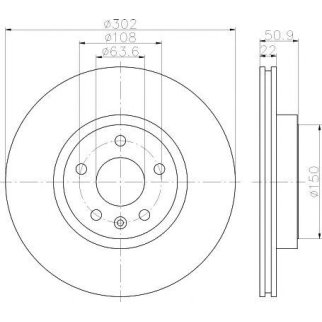 Диск тормозной задний TEXTAR 92196403 фото