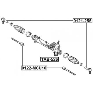 Сайлентблок рейки рулевой TOYOTA HARRIER ACU15/SXU15/MCU15 4WD (1997-2003) TAB-526 фото 2 Сайлентблок рейки рулевой TOYOTA HARRIER ACU15/SXU15/MCU15 4WD (1997-2003) TAB-526 фото 2