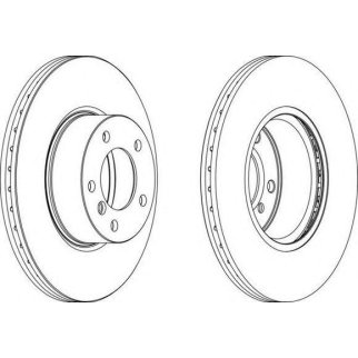 Диск торм.BMW 3, X1 E90,91,84 фото