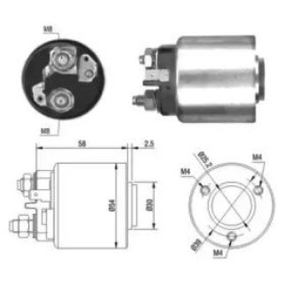 Реле втягивающее Meat&Doria 46011 фото