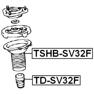 Отбойник амортизатора FEBEST TD-SV32F фото 2
