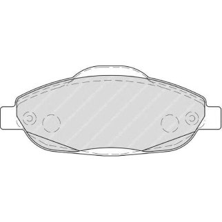 Колодки тормозные передние к-кт FERODO FDB4003 фото