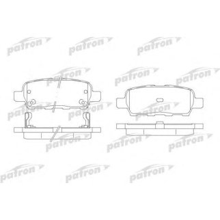 Колодки тормозные PATRON PBP1693 фото