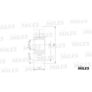 ШРУС VW TRANSPORTER IV 1.9D-2.8 90-03 внутр. фото 3