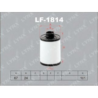Фильтр топливный LYNXauto LF-1814 фото