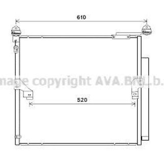 Радиатор кондиционера (конденсер) AVA TO5677D фото
