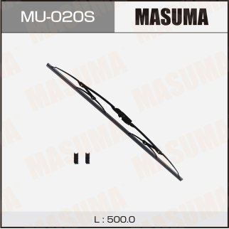 Щетка стеклоочистителя 500 мм каркасная 1 шт MASUMA WIPER BLADE MU-020S фото