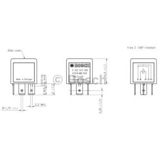 Реле BOSCH 0 332 015 008 фото