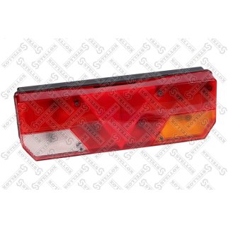 87-37158-SX_фонарь задний многосекц.! лев. с треуг. пов. желт. провод Universal фото