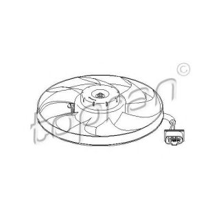 Вентилятор радиатора topran 111449755 фото