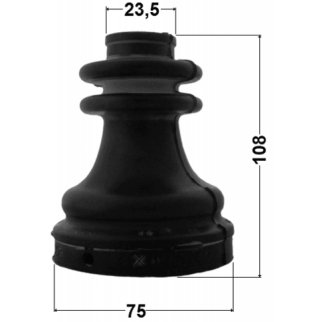 Пыльник шрус внутренний комплект 75x108x23.5 фото 2