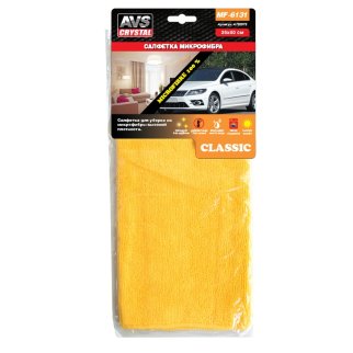 18 Салфетка микрофибра для уборки высокой плотности AVS MF-6131 (35х40см)(1шт), шт фото