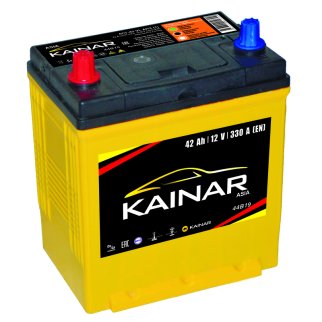 Аккумуляторная батарея KAINAR Asia 6СТ 42 VL АПЗ прям.тн.кл. 042K2601 186х129х220 Казахстан (JIS-44B фото