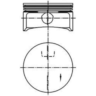 Поршень Kolbenschmidt 99 741 610 фото
