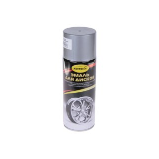 Эмаль для дисков Astrohim серебро (аэрозоль) 520 мл фото