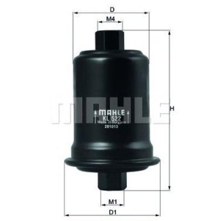 Фильтр топливный MAHLE KL 522 фото