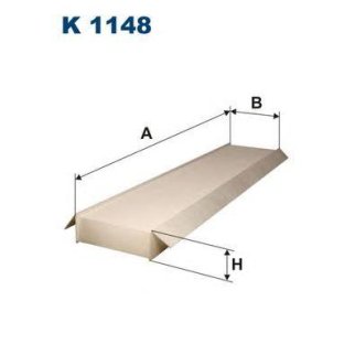 Фильтр салона FILTRON K 1148 фото
