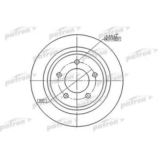 Диск тормозной PATRON PBD7002 фото