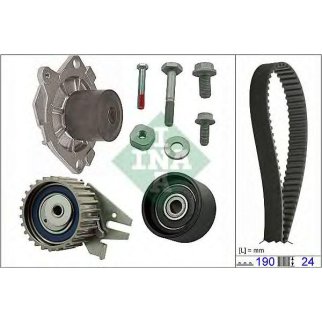 Комплект ГРМ с водяным насосом S-314 ALFA. FIAT. OPEL 1.9JTD 8V Z=190x24 04> фото