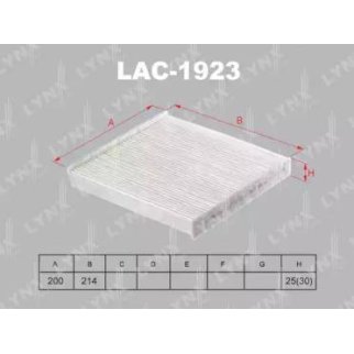Фильтр салона LYNXauto LAC-1923 фото