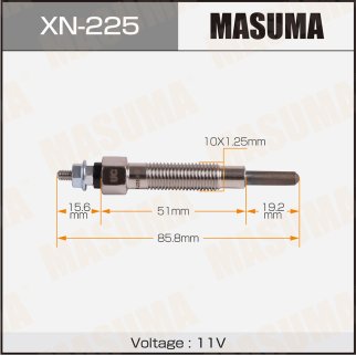 Свеча накаливания Masuma XN-225 фото