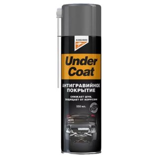 Покрытие для днища, на основе гудрона Under Coat (антигравий), 550 мл. KANGAROO фото