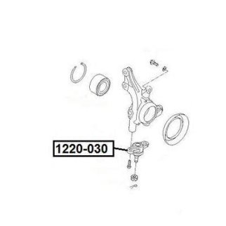 Опора шаровая ASVA 1220-030 фото