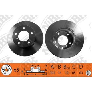 Диск тормозной передний для Mercedes G A4614210012 фото