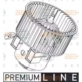 Вентилятор отопителя Hella 8EW 351 040-461 фото 2