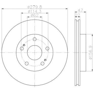Диск тормозной TEXTAR 922221 00 фото