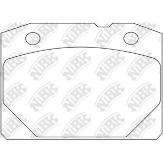 Колодки тормозные передние к-кт NiBK PN0298 фото