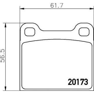 Колодки тормозные задние дисковые к-кт MINTEX MDB1068 фото