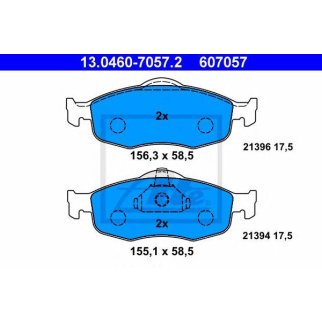 Колодки тормозные дисковые передн, FORD: COUGAR 2.0 16V 98-01, MONDEO I 1.6 i 16V/1.8 TD/1.8 i 16V/1.8 i 16V 4x4/2.0 i 16V 93-96, MONDEO I седан 1.6 i 16V/1.8 4x4/1.8 TD/1.8 i фото