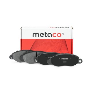 Колодки тормозные передние к-кт metaco 3000-163 фото