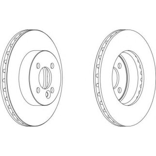 Диск тормозной FERODO DDF1617 фото