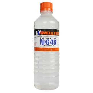 Растворитель WELLTEX 2К-Акрил. (стандарт.) пласт.бут.0,5л. фото