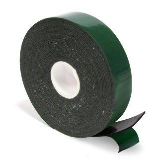 Скотч двусторонний 22 мм х 5 м зелёный фото