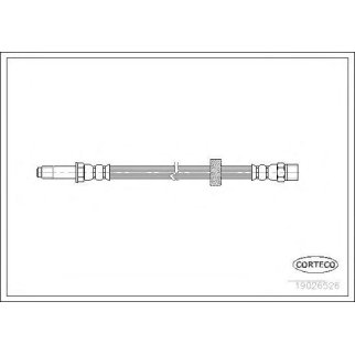 Шланг тормозной CORTECO 19026526 фото