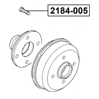 Шпилька колесная Ford Escort Fa 1995-2001 FEBEST 2184-005 фото 2