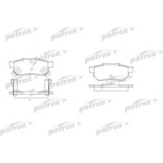 Колодки тормозные PATRON PBP621 фото