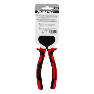 Плоскогубцы 180мм NICKEL никелированные, двухкомпонентные рукоятки MATRIX фото 6