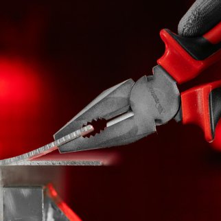 Плоскогубцы 180мм NICKEL никелированные, двухкомпонентные рукоятки MATRIX фото 8